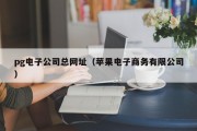 pg电子公司总网址（苹果电子商务有限公司）