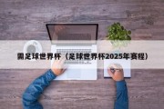 需足球世界杯（足球世界杯2025年赛程）