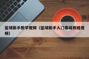 篮球新手教学视频（篮球新手入门基础教程视频）