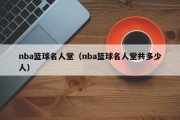 nba篮球名人堂（nba篮球名人堂共多少人）