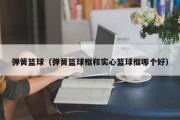 弹簧篮球（弹簧篮球框和实心篮球框哪个好）